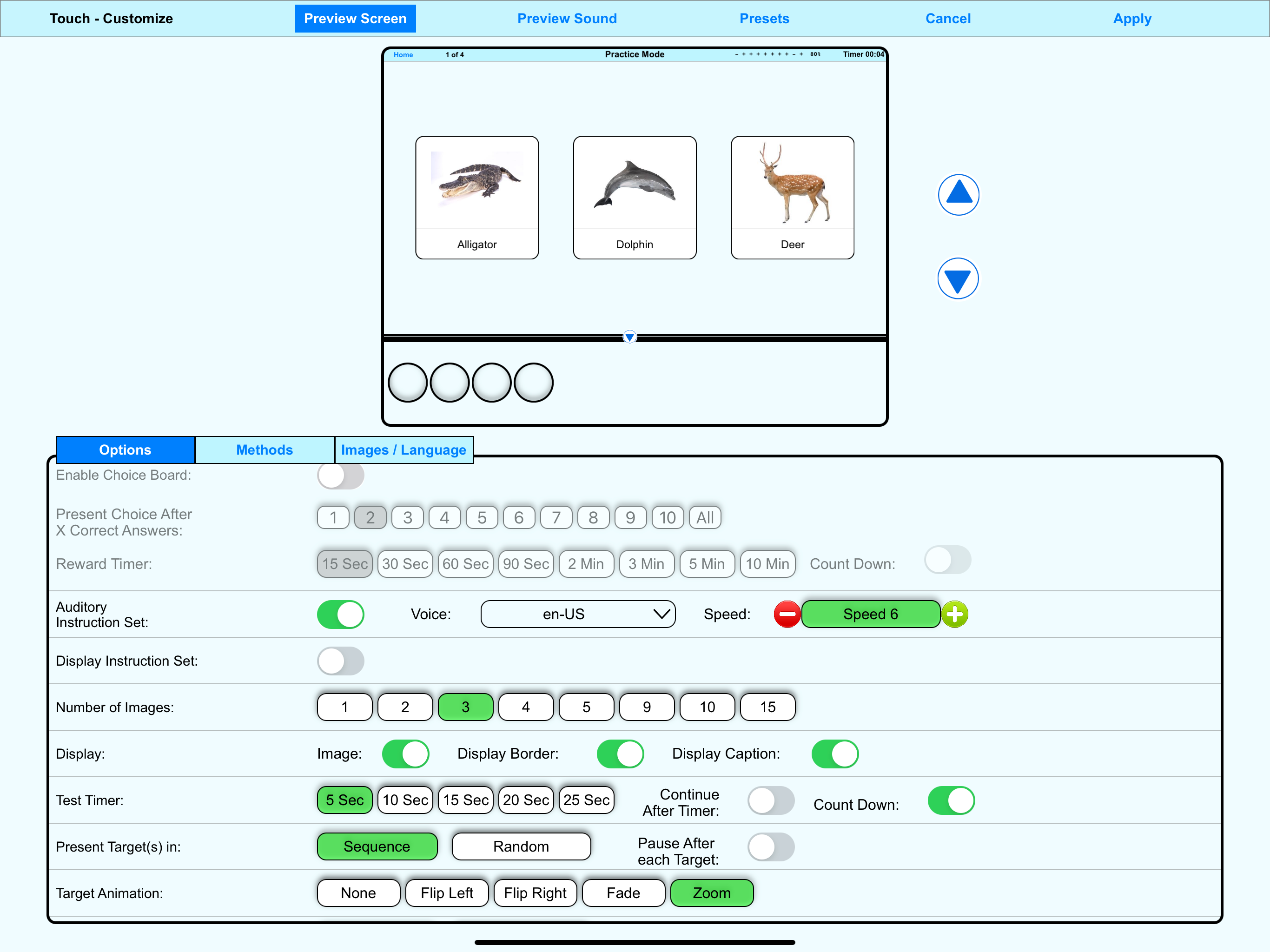 screen one
