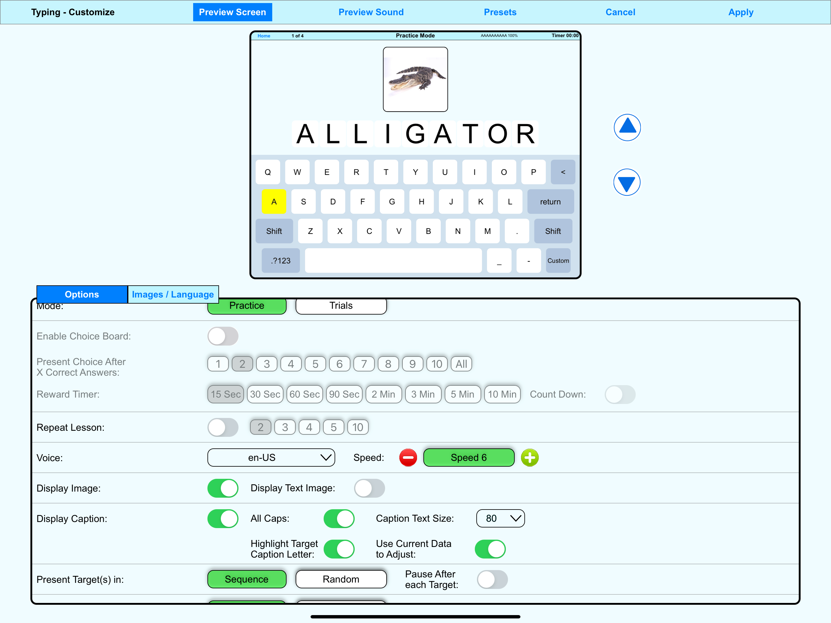 screen one